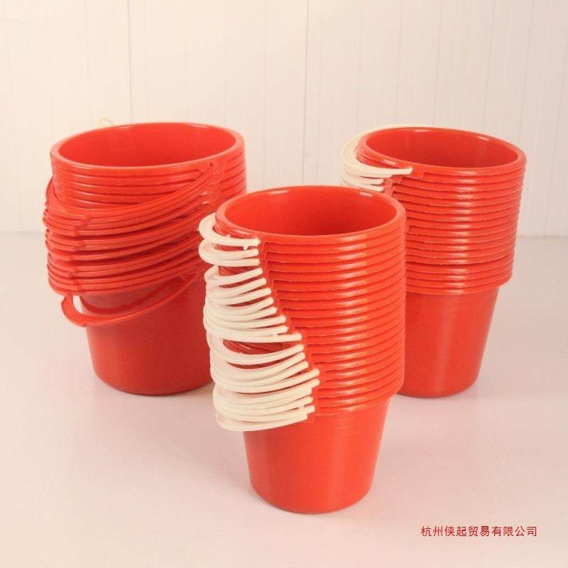 结实简约小桶调油漆塑料桶摘莓桶小红桶手提水桶美术画画洗毛笔无,智能设备,其他智能设备,淘宝优惠券,粉丝福利购,淘宝优惠卷