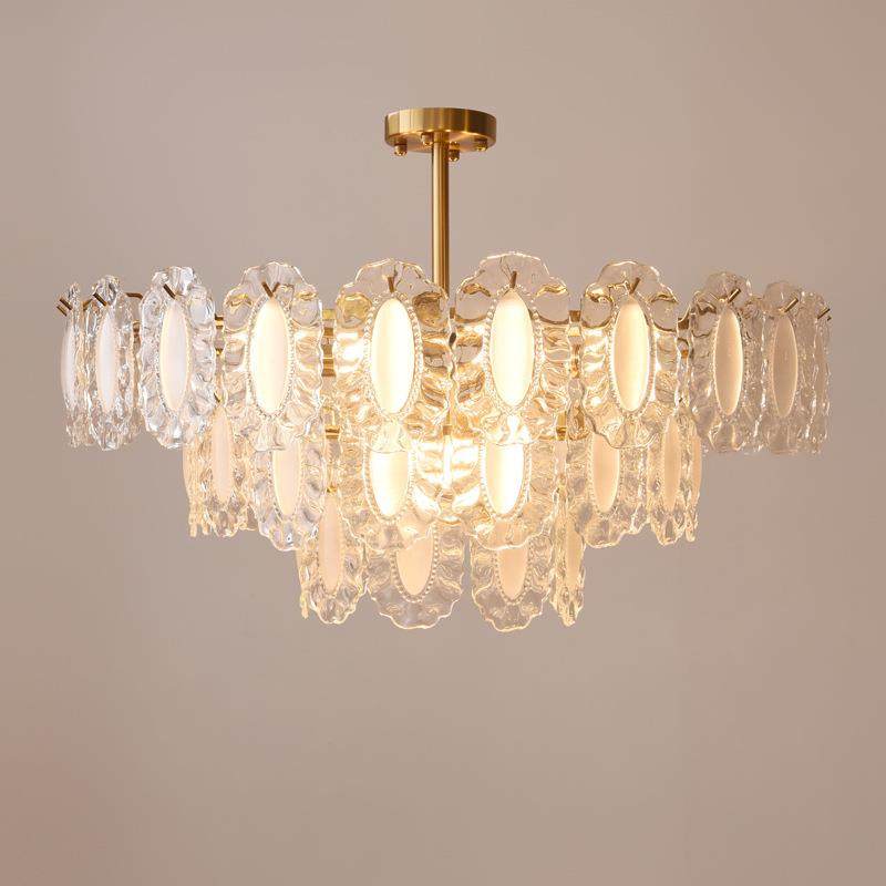 法式中古吊灯轻奢主客厅灯具创意简约网红玻璃奶油风格卧室餐厅灯,收纳整理,烫衣板及配件,淘宝优惠券,粉丝福利购,淘宝优惠卷