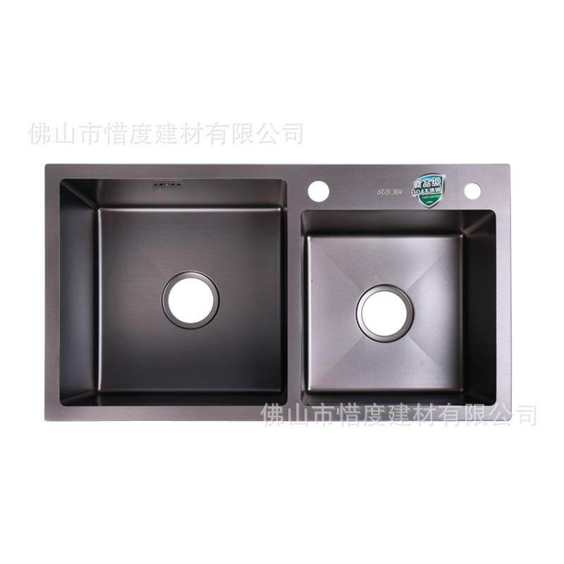 304不锈钢手工水槽纳米黑金刚水槽哑光黑色72*41S7241N,畜牧/养殖物资,畜牧/养殖器械,淘宝优惠券,粉丝福利购,淘宝优惠卷
