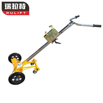 DE450D四轮加厚整轴油桶搬运车手动咬嘴油桶车可倾式圆筒升高车