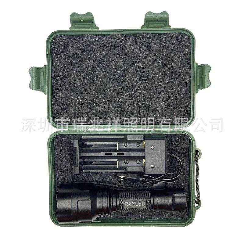 UV-C深紫外线260nm265nm263nm267nm268nm0.5W3W5W黑色手电筒