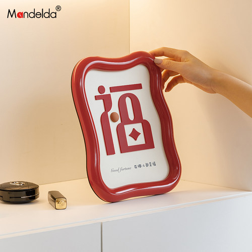 Mandelda客厅电视柜酒柜桌面摆件福气满满乔迁新居玄关新年装饰品