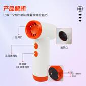 简约高续涡风轮迷你手持扇航QXH载户外吸尘器便车携无线吹风机大