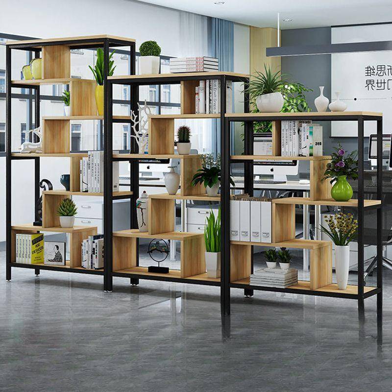 隔断置落架公室物屏风书架地展餐厅装饰架花架客厅隔断525玄关示