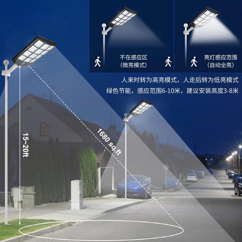 境一体化太阳三能灯雷达人体感WS-宝马应户外防角水庭院跨灯面广