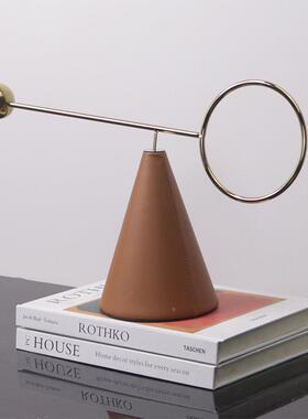 现代约平衡艺术摆设酒店售46059楼玄关样版房品客厅软处装饰品摆