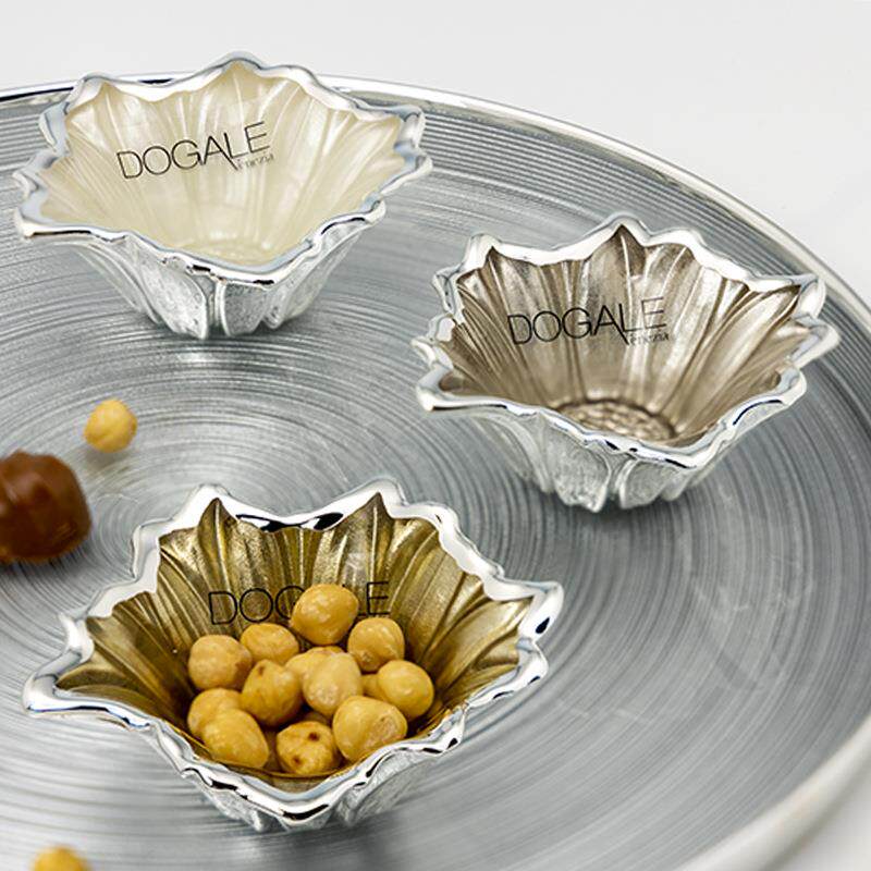意大利DogaleVen居e装zia水果家盘家用干果盘子茶JQQ几饰坚果小碟