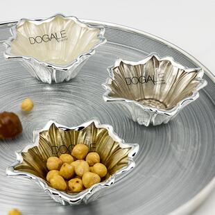 意大利DogaleVen居e装zia水果家盘家用干果盘子茶JQQ几饰坚果小碟