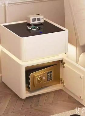 款红灯带网简约新床头小70055柜子置物柜带锁