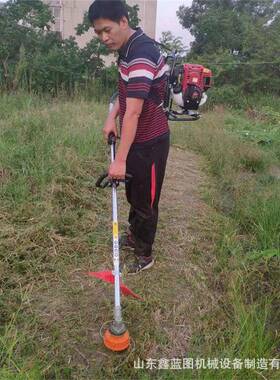 汽油保大功草率林DIJ植除草翻土修剪机侧挂式园道路养护打草割机
