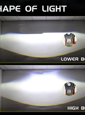 6SANV品I三为车灯新大功率S8XYVPRO45瓦000K2.5寸ED双L光透镜大灯