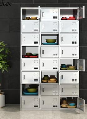 锈不钢食堂毒消碗柜员门工餐厅紫外线高温多多格餐HM-598盘柜餐具