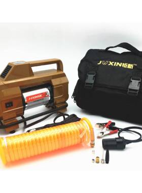 厂家直供快车充气车泵载用轮胎速打气泵金属便SWN携式双缸充气泵