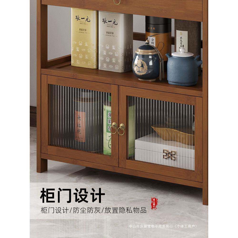 桌家用小茶台可移茶动小推移动茶柜车带轮茶几沙发边功几茶架水多