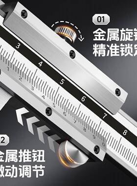 林钢彩游标卡尺高精度绿色不锈48883工业级油标卡尺家用小型高度