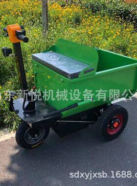 建筑地电动WVU斗车小型电动农用灰斗翻车工程工矿养殖煤运输车