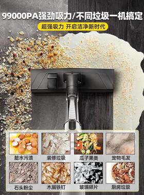 工TUZ业尘器家用吸大吸力汽车用大功率商吸尘用地毯保洁美缝专用