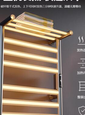 智能巾整电热毛架机发热加热烘干浴置巾架物架浴CWP室卫生间