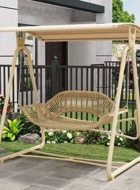 院秋千摇椅室外躺花庭户园别ERG墅椅网红阳台双人吊床吊椅外双人