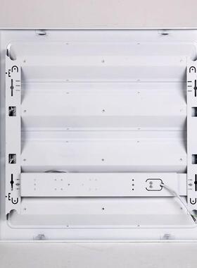 格灯栅ELR吊顶96W带电源盖子平灯板厂家平边嵌入式4格薄格栅面板