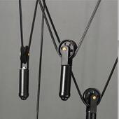 美式 lft艺术422客厅餐厅酒工吧台升降滑复古业小铁笼o店铺轮装 饰