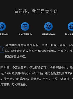 晶rs4摸8串口组态7寸彩色液触屏可编程展馆会OWH议开关中5控系统