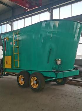 立式69483料0方双绞龙拌草机草草料混合精料机拌养殖场饲料tmr混