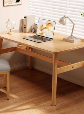 电脑桌台式家用学桌习写作字长方形工单人办公椅小桌子简易书ENG