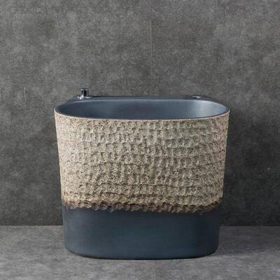 陶瓷小拖把间池阳台卫生家用拖把盆古户水池盆拖复布池庭92078院