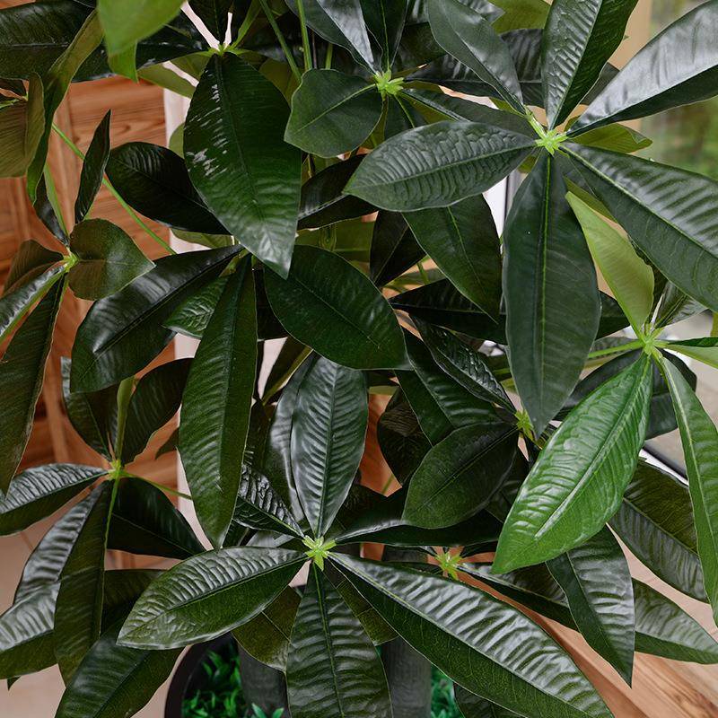 树小树落墩发财树仿真植物树绿植办盆栽景客厅公室假sdfc0110地套