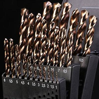 Booer宝合2件麻花钻头套装M535TM-56724高钢速含h钴直柄麻花钻头