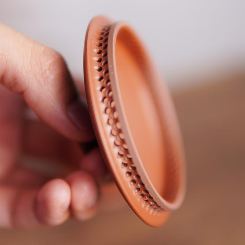 2EQ专业抓盖碗广西钦州坭兴陶茶带壶全孔自过SAV滤6免茶漏盖手彭