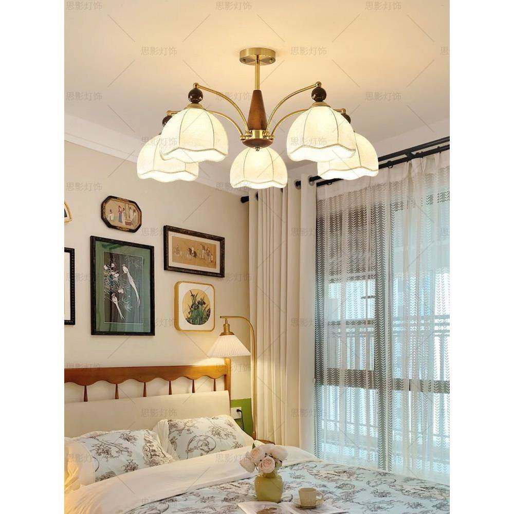 复古南洋客网厅灯风吊667法式中古灯布艺房间卧室吊灯新款红餐厅,家装灯饰光源,智能吊灯,淘宝优惠券,粉丝福利购,淘宝优惠卷