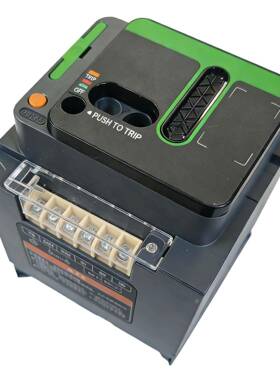 NSX50塑壳款断路器绿色WRI款电动操作2机构自动分合闸黑色CD2型分