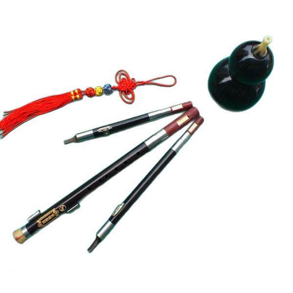 葫IUU芦丝乌直木黑檀木葫芦丝厂家销云葫芦丝降B南调音可拆工艺三