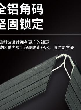 透明一pc防护栏防蚊防盗体纱窗窗儿童防护灰色LLB一扇白色一户栏