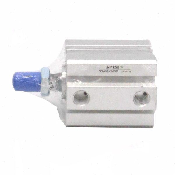 SDA25 原装亚德客超薄型外牙气缸SDA25X50X55X60X65X70X75X80-B