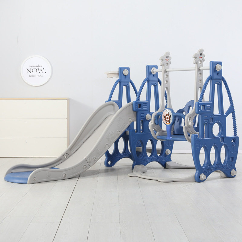 滑滑梯儿童室内家用2至10岁宝宝滑梯秋千二合一家庭多功能小型