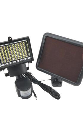 供应人体感应灯过道灯别墅防盗灯车库灯太阳能100LED感应灯