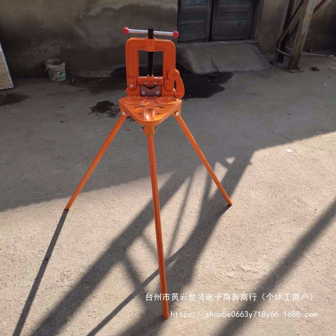台虎钳家用重型2号3号4号管子压力钳管道工具龙门钳小型夹管钳子