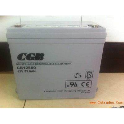 CGB蓄电池CB12550武汉长光蓄电池12V5H免维护蓄电池电瓶