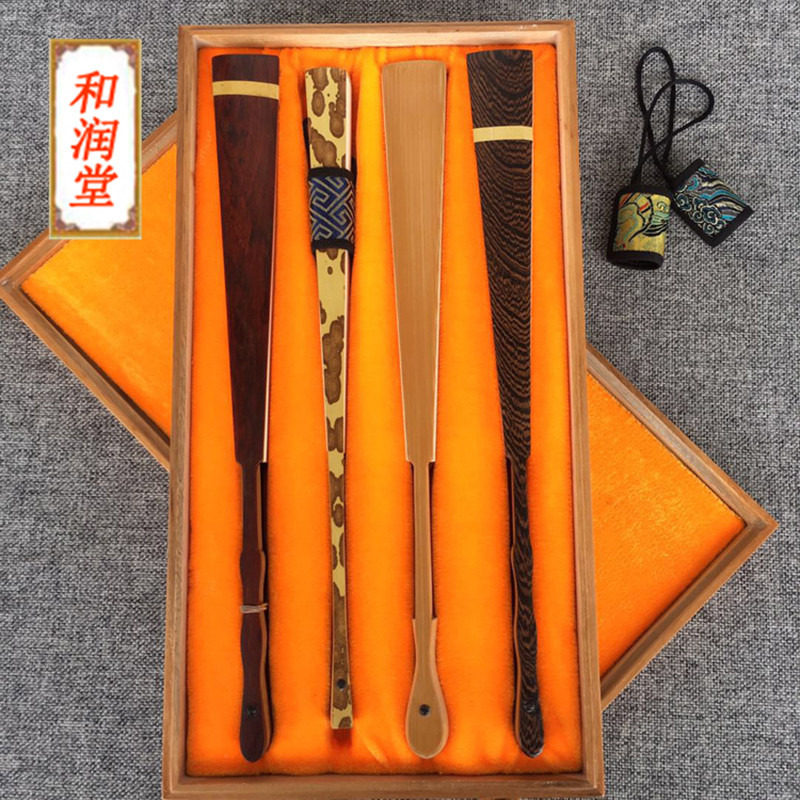 香樟木扇盒 宣纸折扇复古包装盒香樟木折扇收藏盒 扇子包装盒批发