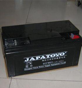 JAPATOYO东洋蓄电池6GFM65/12V6H后备电源蓄电池太阳能蓄电池