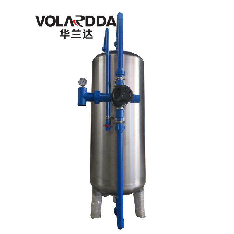 全自动反冲洗不锈钢过滤器工业砂石污水水处理设备生产