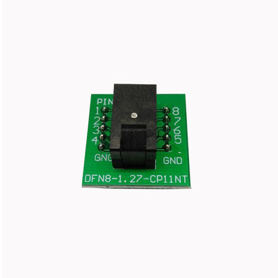 DFN8(5*6)-1.27翻盖探针测试座QFN8-1.27-CPO1PNL烧录座
