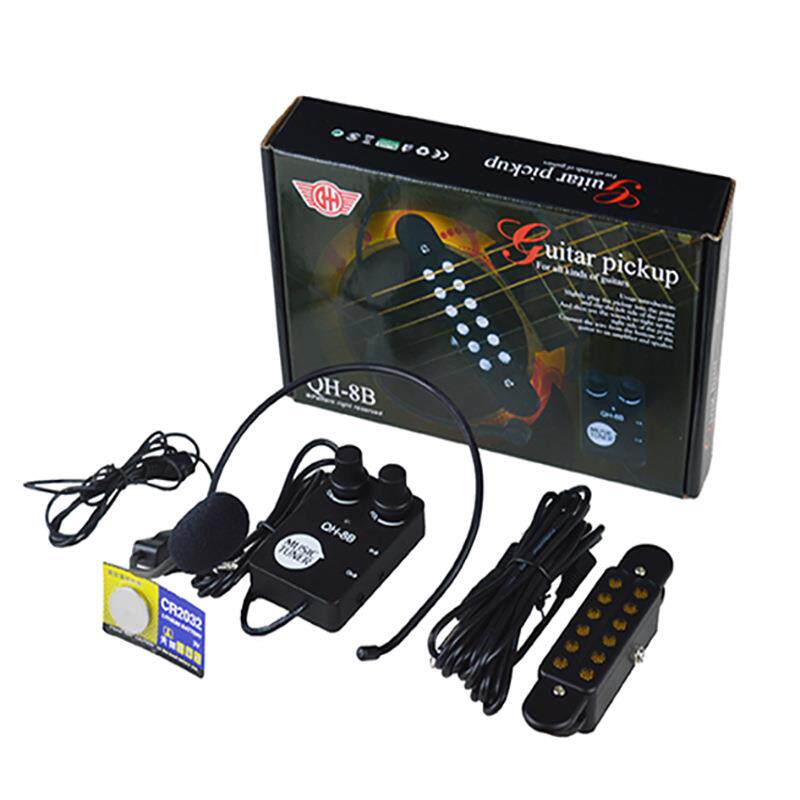 青华皇木吉他拾音器HQ音孔拾音器无需开孔GuitarPickupQH-8B