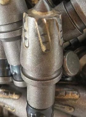 螺旋钻机C31旋挖齿开沟齿截齿子弹头钻头齿座C21截齿钻头子弹头