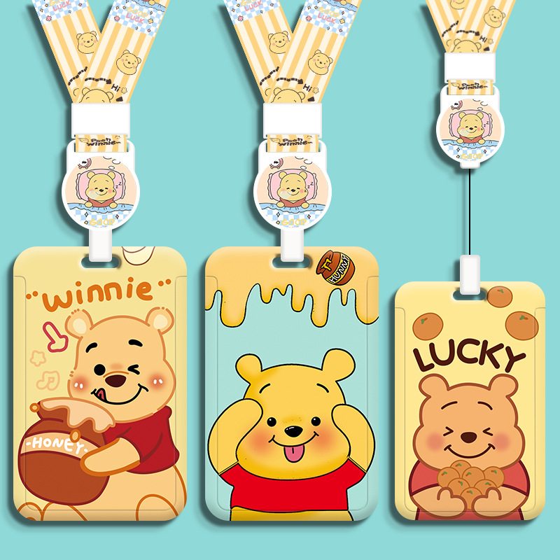 可爱学生卡套校园卡工作证件套伸缩挂脖绳校牌电梯厂牌高颜值ins