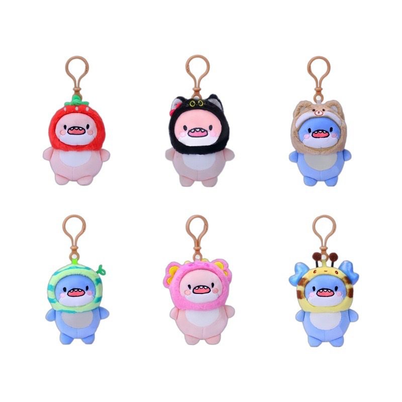 正版玩偶毛绒小挂件抓机钥匙扣小