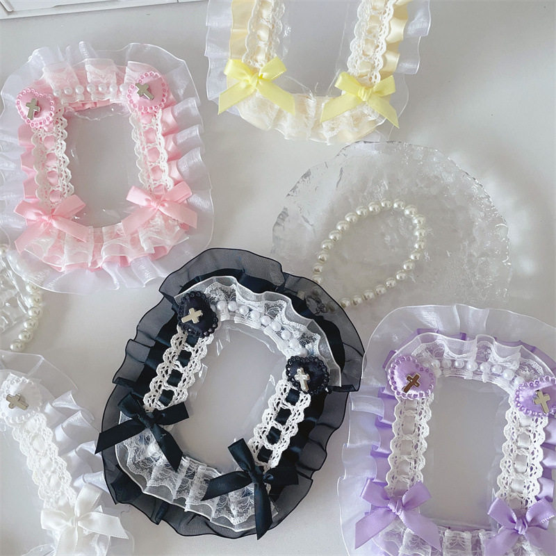 蕾丝卡套蝴蝶结芭蕾风Ins少女可爱元气痛板痛包小卡卡片谷美套3寸